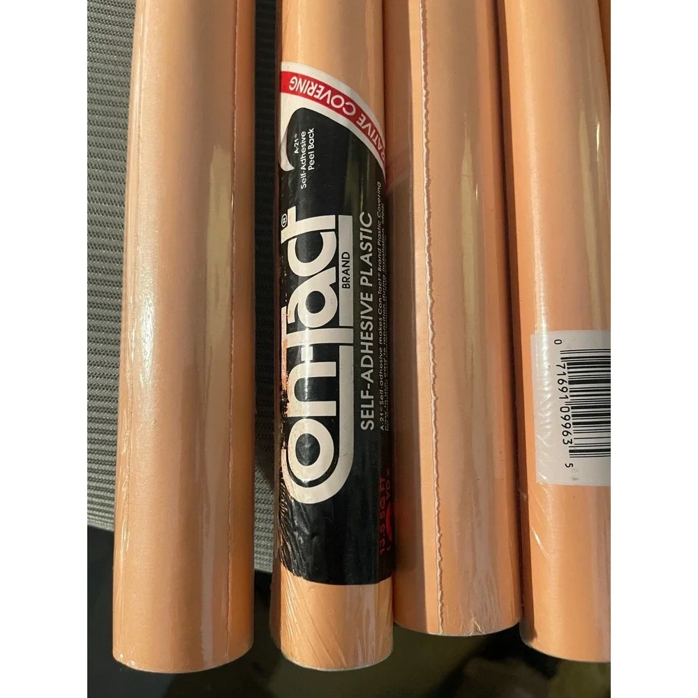 Con-Tact Brand Self-Adhesive Shelf Liner 3YD Roll Lot‎ Of 7 Rolls!